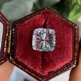 2.89 CT Cushion Aquamarine: Starbrite Cut by John Dyer