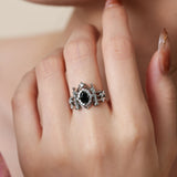 Sanctum of Shadows Black Onyx Ring