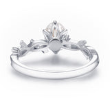 Platinum - Everlasting Oval Cut Lab Diamond Ring© - Size 7.5