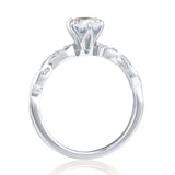Platinum - Everlasting Oval Cut Lab Diamond Ring© - Size 7.5