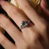 Gardenia Moss Agate Ring