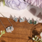 Twilight Star Sky Blue Topaz Necklace