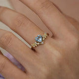 Heart’s Desire Aquamarine Ring©