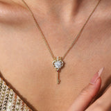 Rosa Key Three-Way Necklace©