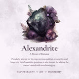Desert Blossom Alexandrite Ring (10K Solid Yellow Gold)