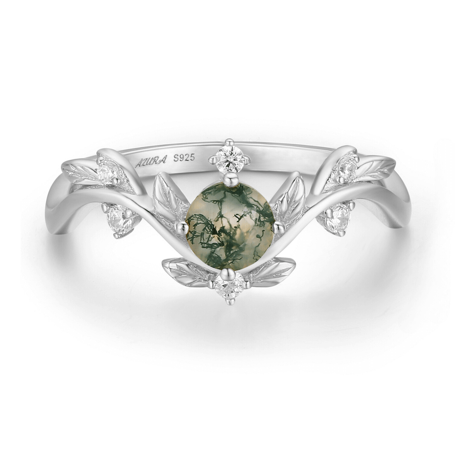 Willow Moss Agate Ring©