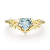 Heart’s Desire Aquamarine Ring©