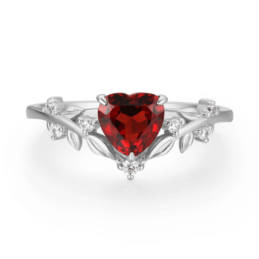 Heart’s Desire Red Garnet Ring©