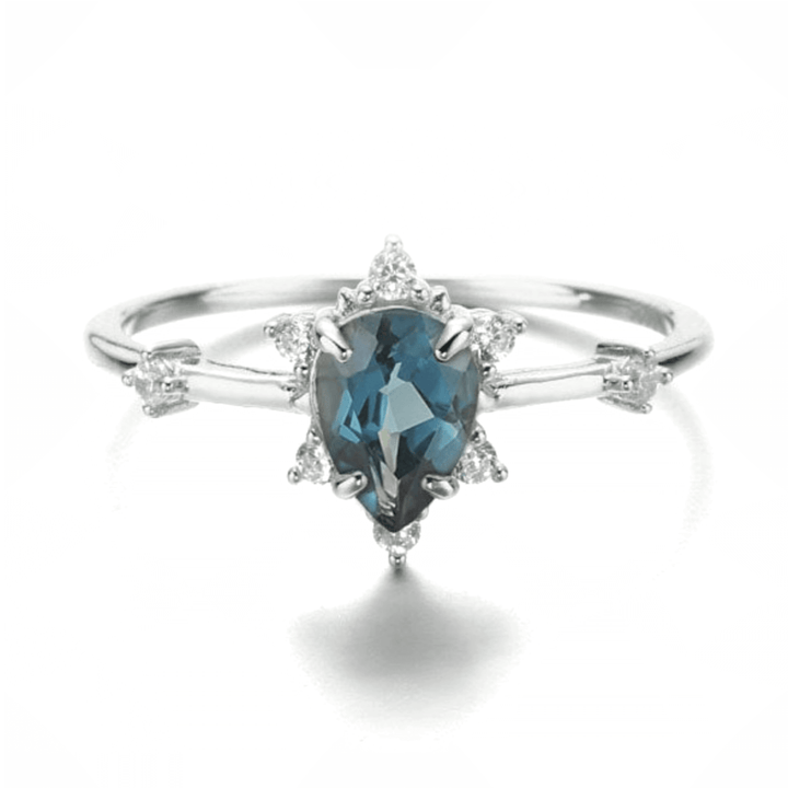 Gaia London Blue Topaz Ring