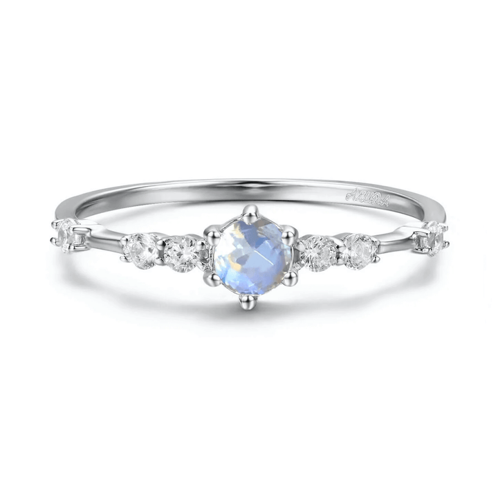The Center of the Universe Moonstone Ring