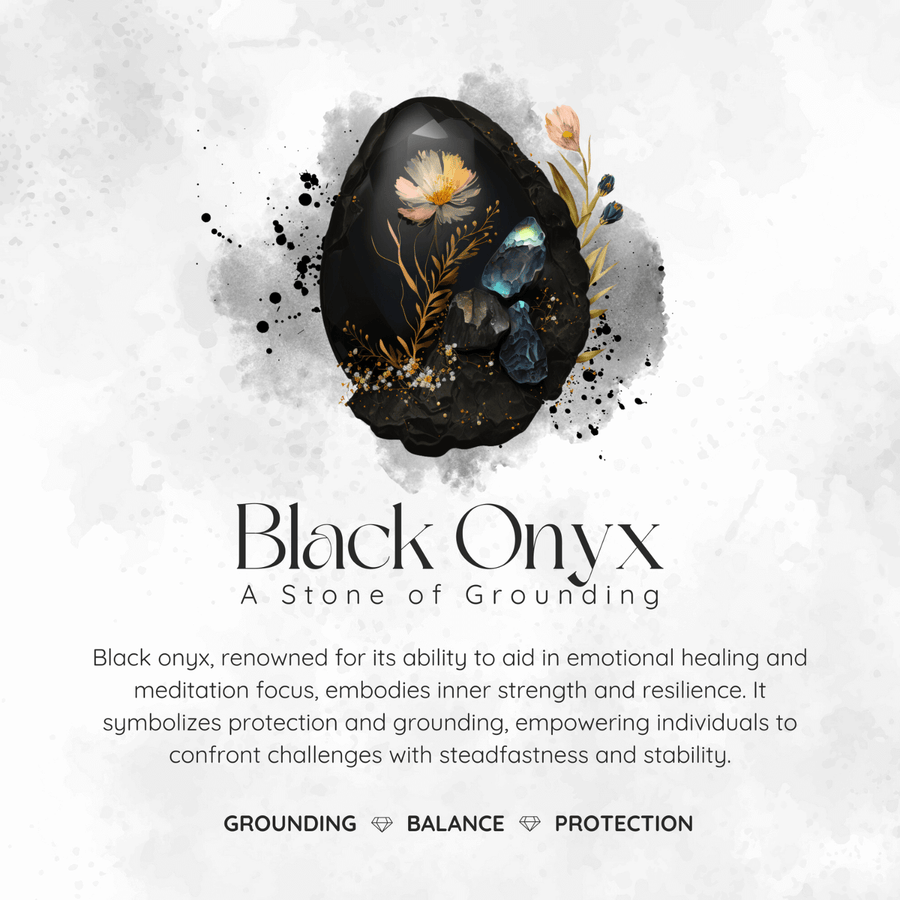 Oakleaf Black Onyx Ring (Male)