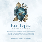 Azure Tide Blue Topaz Ring