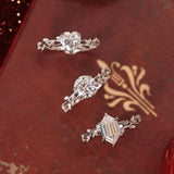 Everlasting Hexagon Cut Moissanite Ring©