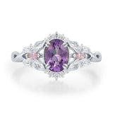 Elaria Amethyst Ring - The Emberwing Tale
