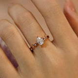 Everlasting Pear Moissanite Ring©