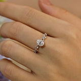 Everlasting Pear Moissanite Ring©