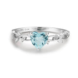 Everlasting Heart Aquamarine Ring©