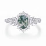 Build Your Own: Galactic Oval Cut Ring