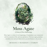 Noctis Moss Agate Black Onyx Ring©