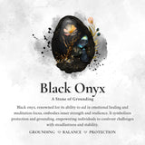 Noctis Moss Agate Black Onyx Ring©