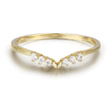 Hearty Heart Stacking Band (Yellow Gold)