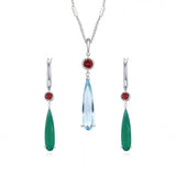 Howl’s Moving Castle Necklace and Earrings Set