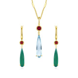 Howl’s Moving Castle Necklace and Earrings Set