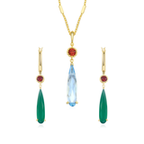 Howl’s Moving Castle Necklace and Earrings Set
