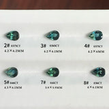 6x4mm Sapphire Pear Gemstone- Selection 3