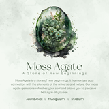 Trellis Moss Agate Necklace
