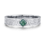 Oakleaf Moss Agate Ring (Male)