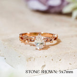 Everlasting Pear Cut Moissanite Ring©