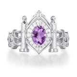 Sanctum of Shadows Amethyst Ring