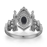 Sanctum of Shadows Black Onyx Ring