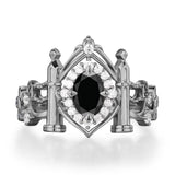 Sanctum of Shadows Black Onyx Ring