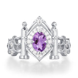 Sanctum of Shadows Amethyst Ring