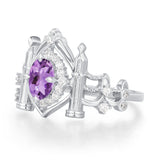 Sanctum of Shadows Amethyst Ring