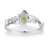 Springtide Bloom Peridot Ring