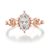Stariana Marquise Cut Moissanite Ring