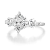 Stariana Marquise Cut Moissanite Ring