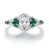 Build Your Own: Wilderfern Three-Stone Ring