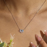 Twilight Star Sky Blue Topaz Necklace