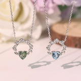 Heart’s Desire Aquamarine Necklace©