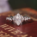 Stariana Marquise Cut Moissanite Ring