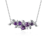 Violet Grapevine Amethyst Necklace