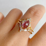 10K Yellow Gold - Nirvana Amethyst Ring - Size 7