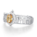 The Alhambra Arcade Citrine Ring