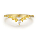 Woodland Stacking Band (Yellow Gold)