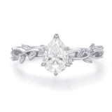 Everlasting Pear Cut Moissanite Ring©