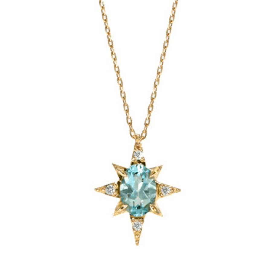 Ocean Star Aquamarine Necklace
